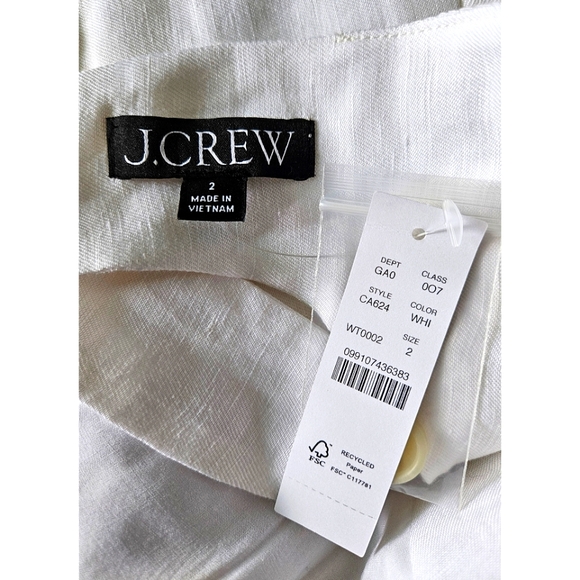 J.Crew Open-back vest in linen-cupro blend - Picture 14 of 16